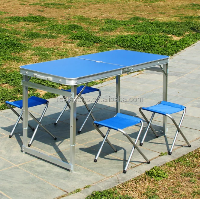 Plegable Portátil De Silla Campamento Y Mesa Estudio SVpzUM
