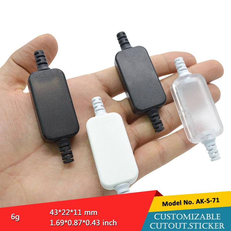 Szomk Plastic Electronic Enclosure With Cable For Electronic Project ...