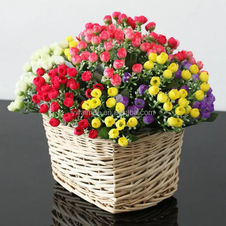 Wholesale Decorative Plastic Flower Pots,Description Rose Flower