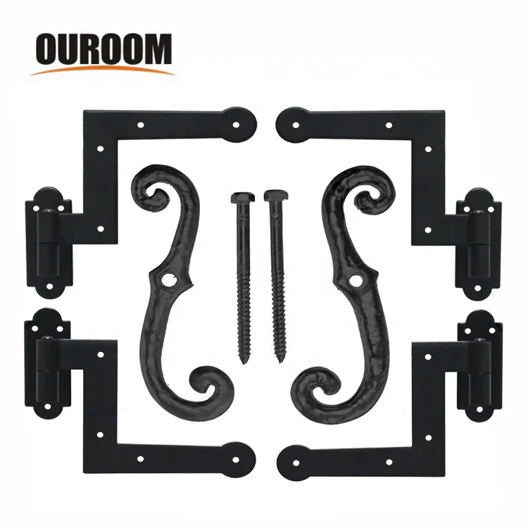 Shutter Hardware Hinges And Pintels Brick Mount (4) + Shutter Dogs S