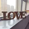 hot sale natural MDF color wood letter and number