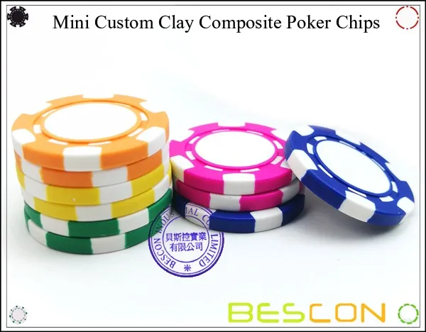 High Quality Mini Custom Clay Composite Poker Chips,Pure Clay Mini ...