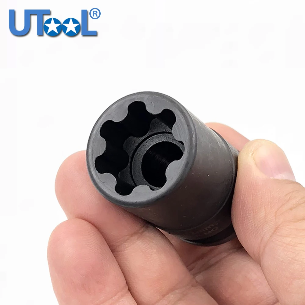 7 Point Brake Caliper Socket Brake Pad Screw Removal Socket Tool For