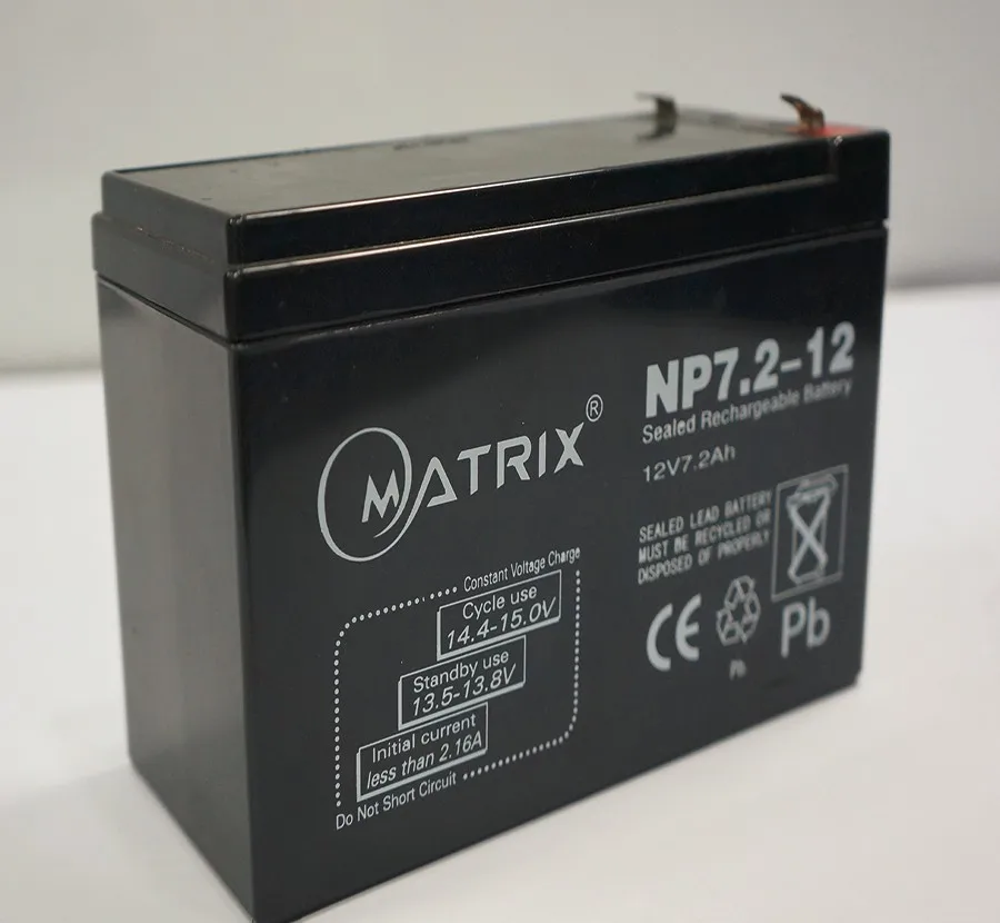 NP7-12 BATTERIA 12V 7AH ERMETICA RICARICABILE PIOMBO 12V YUASA 7426829187129 - Foto 5