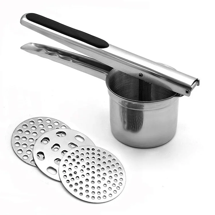 Amazon Top Seller Household Stainless Steel Manual Potato Masher Ricer