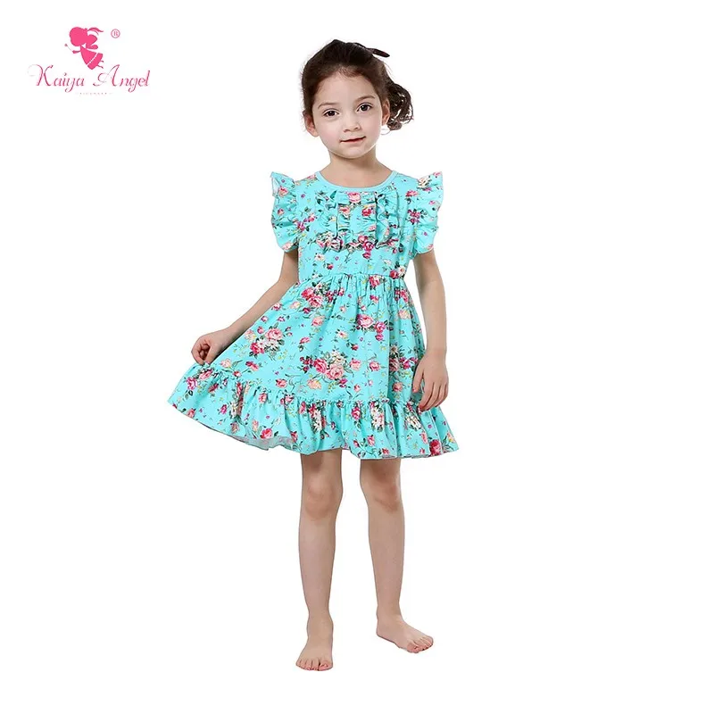 2017 Summer New Style Sleeveless Lace Chiffon Dress Wholesale Baby Girl ...