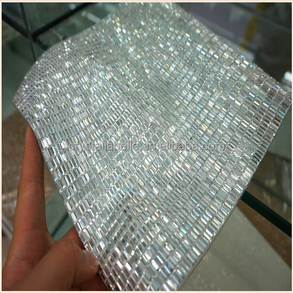 24 fila 1m Mar Verde Diamonte efecto de cristal estrás para decoración de pasteles de malla