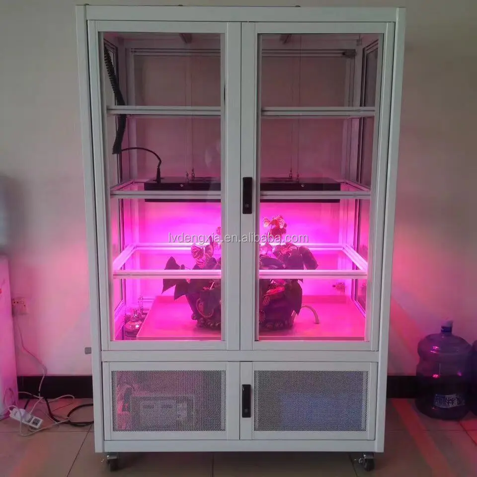 Small Agriculture Greenhouse Cabinet Type Shelf Hydroponic Growing