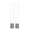 EAS RF Dual Acrylic Antenna Retail Store Anti Robbery Entrance Merchandise Alarm Gate Loss Prevention Security System