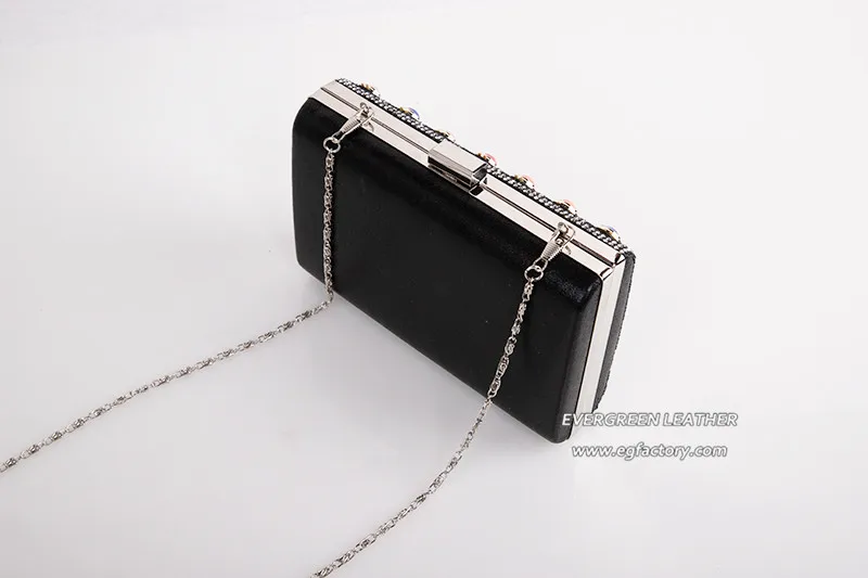 Wholesale evening bags ladies clutch bags made in China with gorgeous crystal EB970