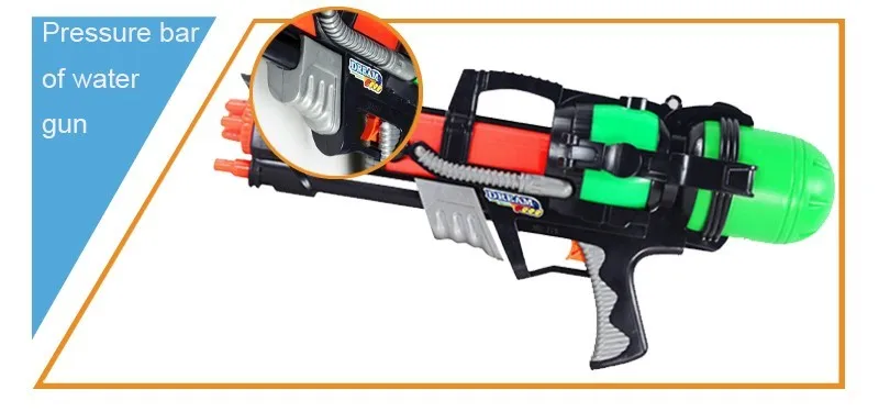 Acheter Grand Pistolet à Eau Haute Pression Capacité Blaster Eau Squirt Jouets Dété Plage Jouets De Plein Air Jeu Du Sport Amusant Pour Les Enfants