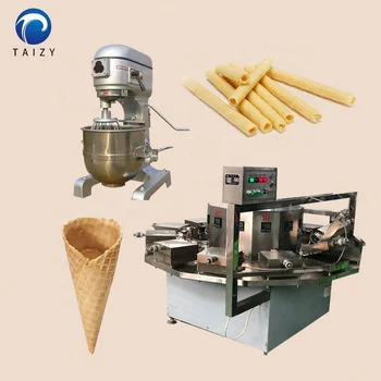 Automatic Ice Cream Waffle Maker Sugar Wafer Cones Baking 