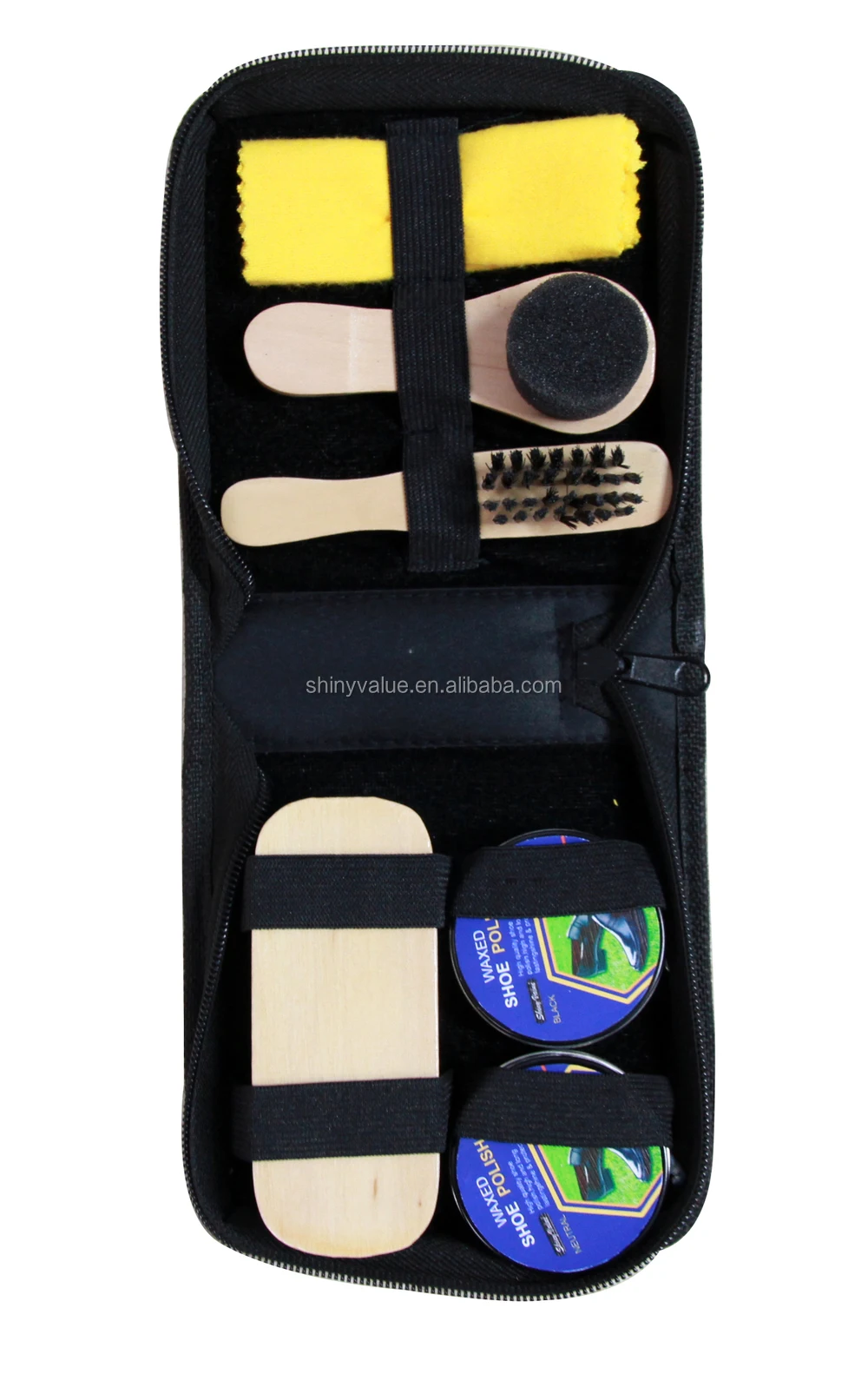 Shoe Care Set/shoe Shine Kit/shoe Polish Bag For Traveling Manufacturer