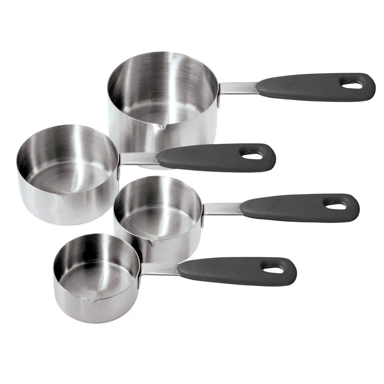 cia masters collection stainless steel 4-piece measuring cup set