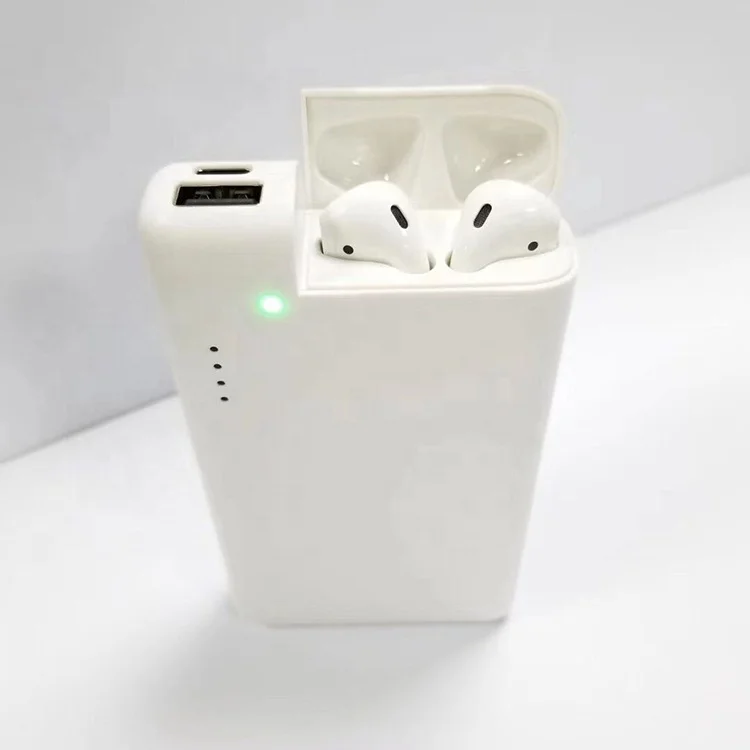 
New Type-C input 10000mAh cellphone power bank portable battery charger for iPhone and Apple headphone 