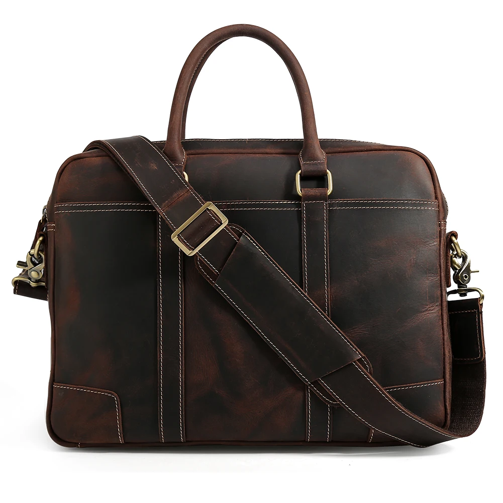 cowhide briefcase