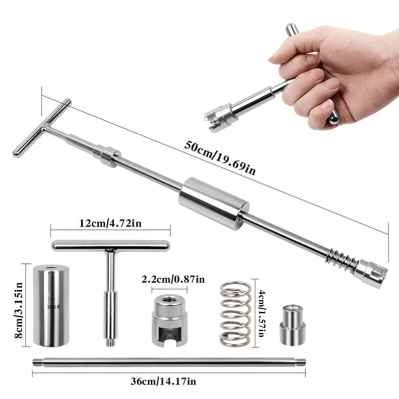 Drop Shipping Car Dent Repair Puller Tool Dent Lifter Without Paint Removal Kit Puller Grip PRO Slide Hammer T-Bar Tool