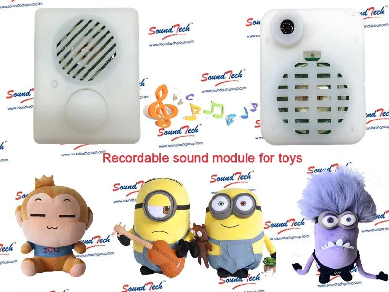 Plastic Housing Recordable Sound Module For Plush Toy - Buy Recordable ...