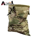 Military Molle Belt Tactical Magazine Dump Drop Reloader Pouch Bag Utility Hunting Magazine Pouch Airsoft Hiking