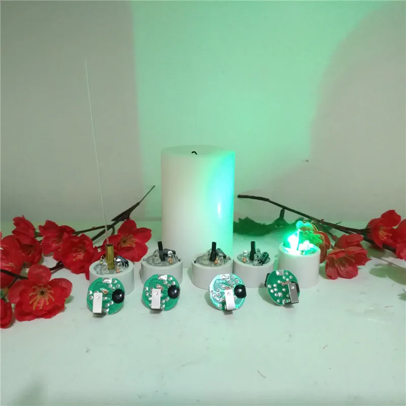 LED Glitter Flameless Candle Luminous Electronic Candle Romantic