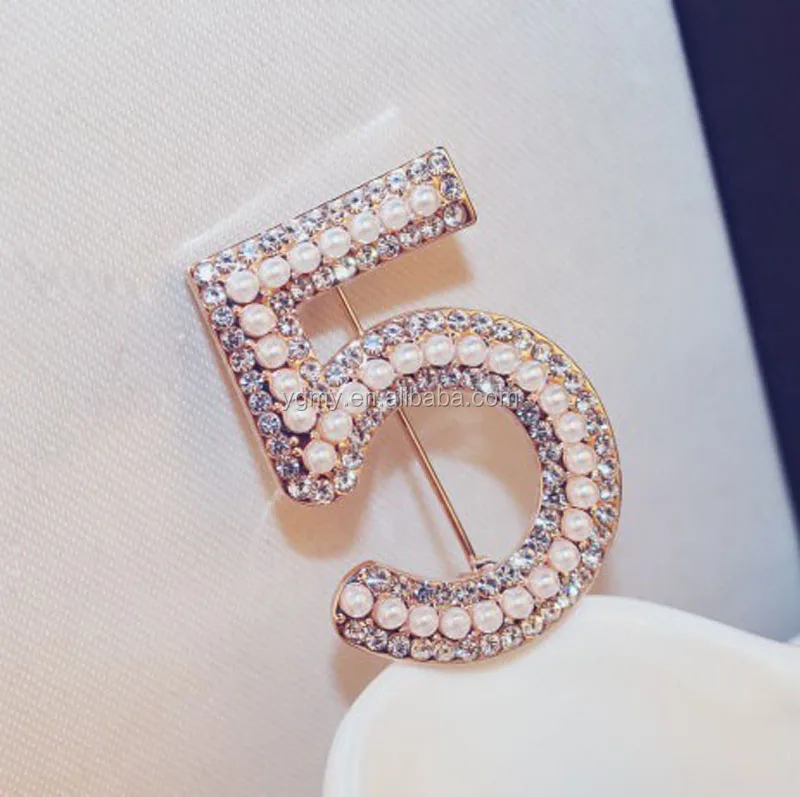 Fashion Channel Brooches Women Brooches Jewelry Fashion Pearl