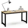 55" Modern Computer Desk Large Computer Table Study Writing Desk Workstation for Home Office