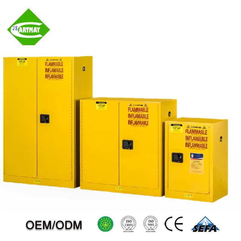 Safety Fireproof Flammable Chemicals Storage Cabinet Chemistry Lab