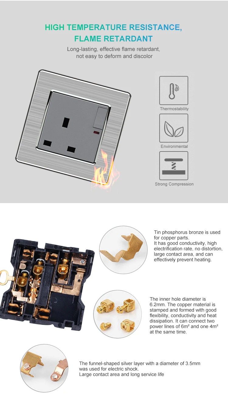 Malaysia 2 Button Led Light Switch For Eu/uk Standard,Designable Modern ...