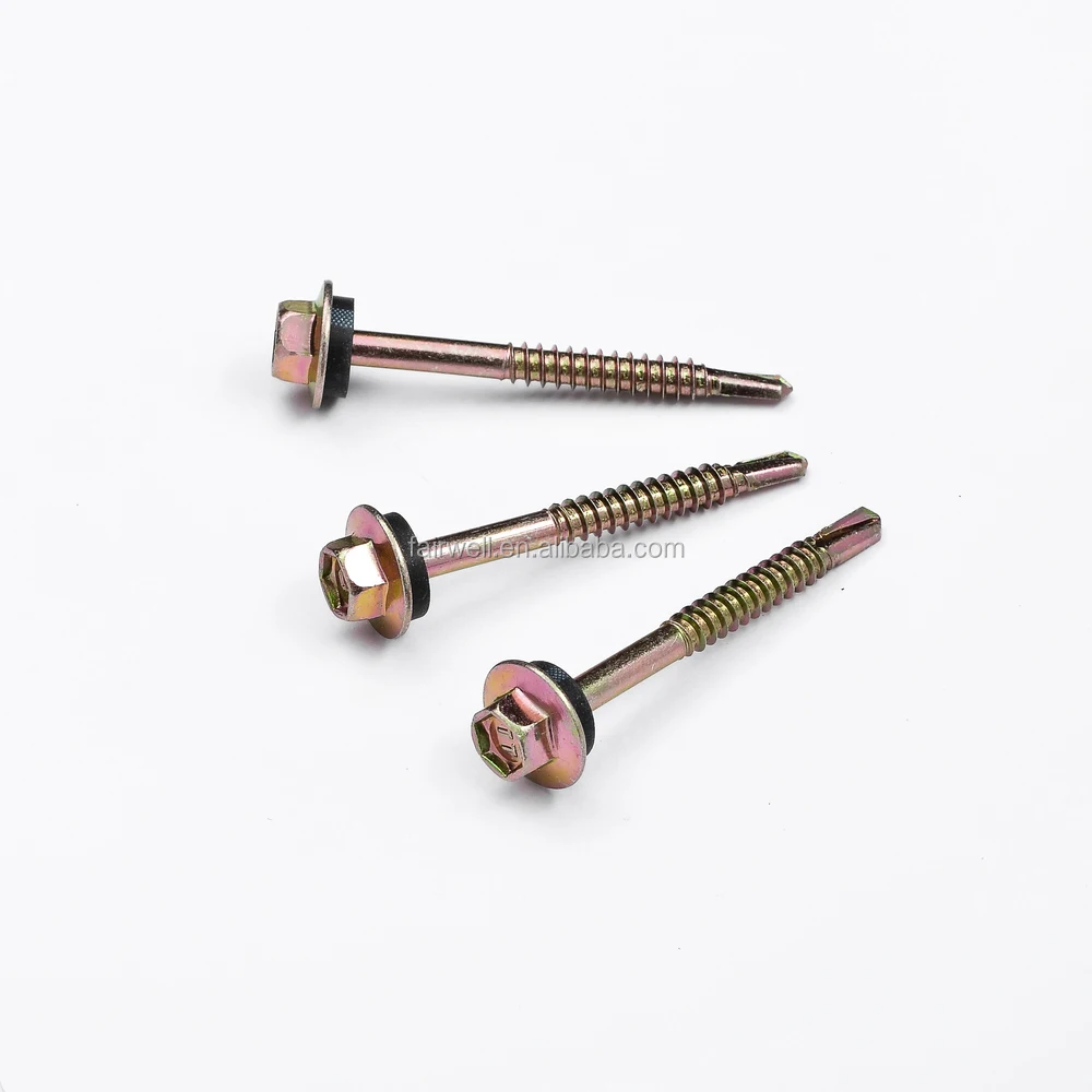 Factory Low Price Galvanized Roofing Screw With Washer Rubber Buy