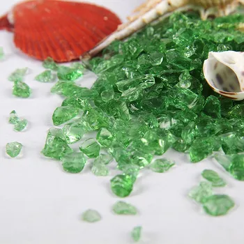 Colorful Fire Pit Green Glass Chips Powder 1 3mm Buy Green