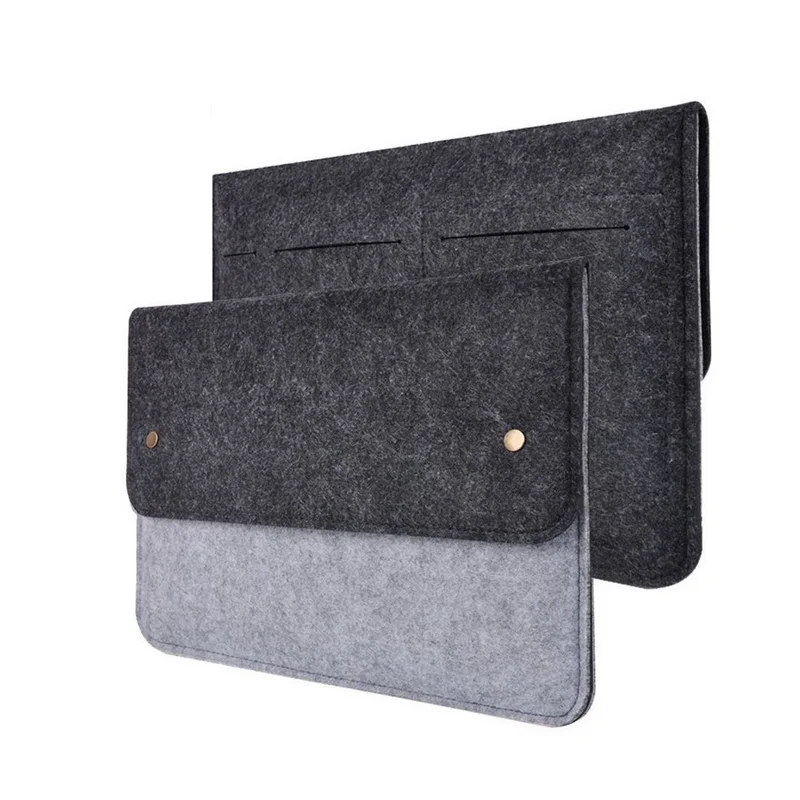 Custom Wool Felt File Folder Laptop Briefcase Holder Expanding Document Folder Buy Felt