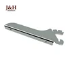 Double Metal Chrome Slot Wooden Shelf Bracket for Upright System