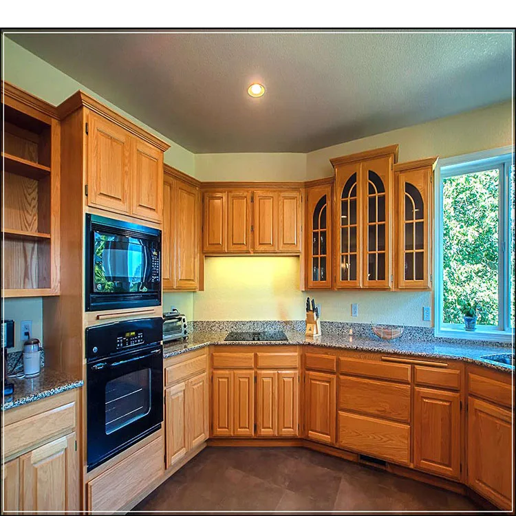 Kitchen Cabinet Solid Wood Kitchen Cabinets Modern Kitchen Furniture ...