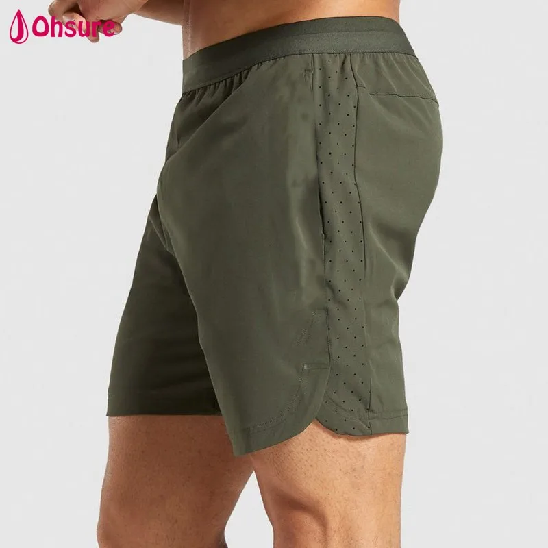 Custom Brand Mens Fitted Gym Shorts Fitness Activewear Sport Shorts