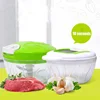 6 in 1 set of Multifunctional Handheld Japanese plastic food vegetable chopper with slicer and grater