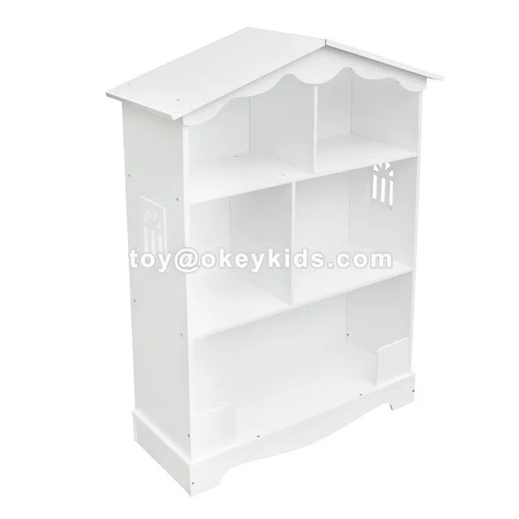 dollhouse bookcase white