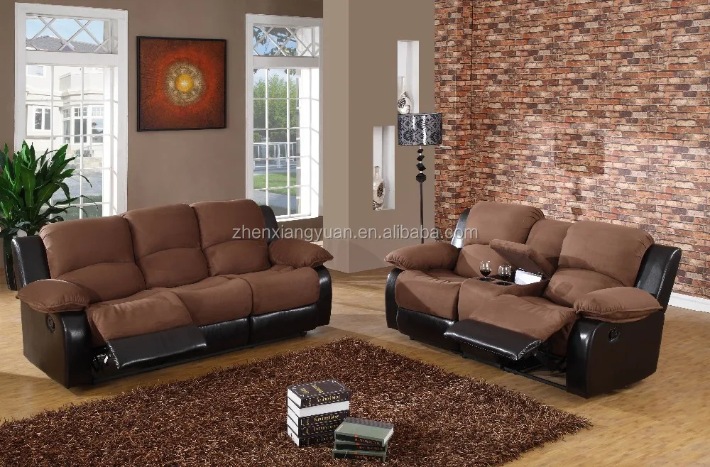 microfiber reclining sofa