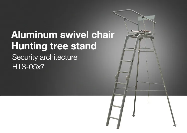 High Quality Wholesale 2m One Man Aluminum Ladder Tree Stand Ladder