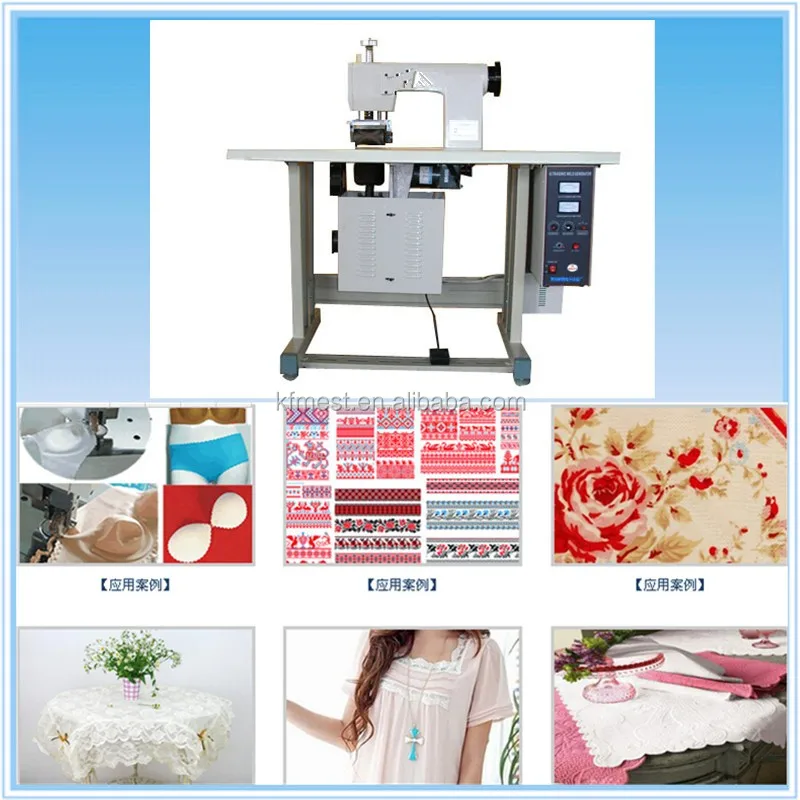 Ultrasonic Lace Sewing Ultrasonic Manual Non Woven Bag Making Machine