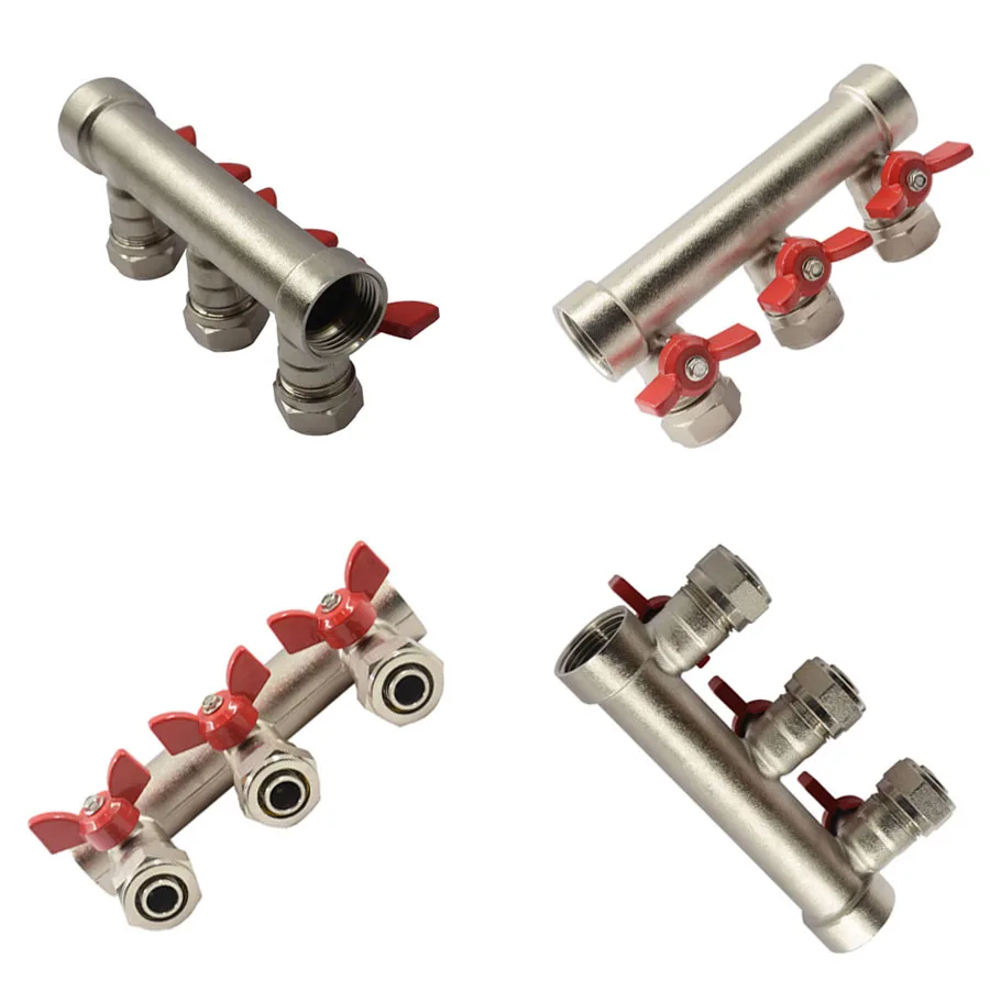 Factory Price Copper Water Meter Manifold With Long Flow Buy Factory Price Copper Maniflod