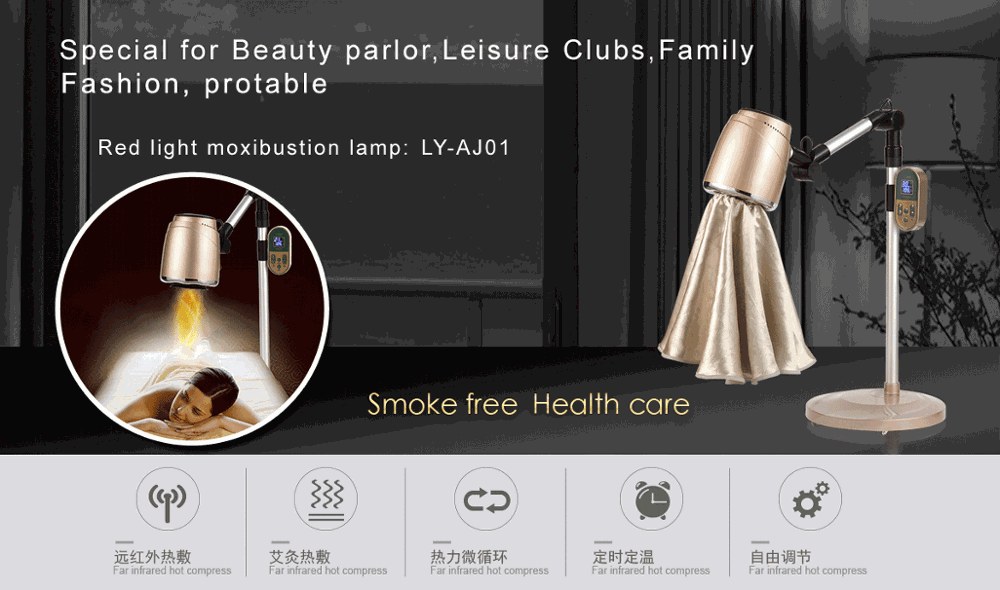 Smokeless Moxa Cone Moxibustion Lamp Traditional Chinese Medical