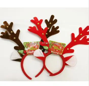 christmas reindeer antlers headband