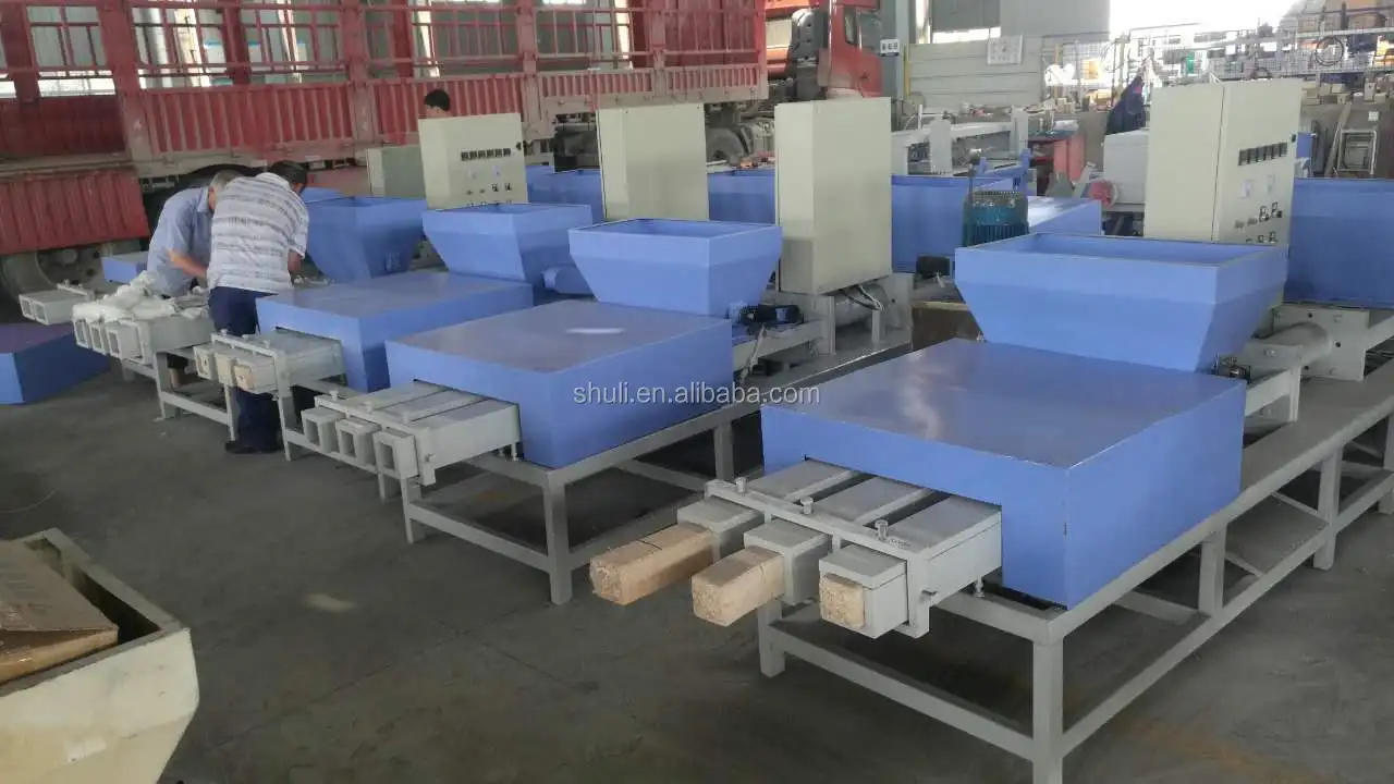 Patented Wood Working Sawdust Block Production Line /sawdust Compress