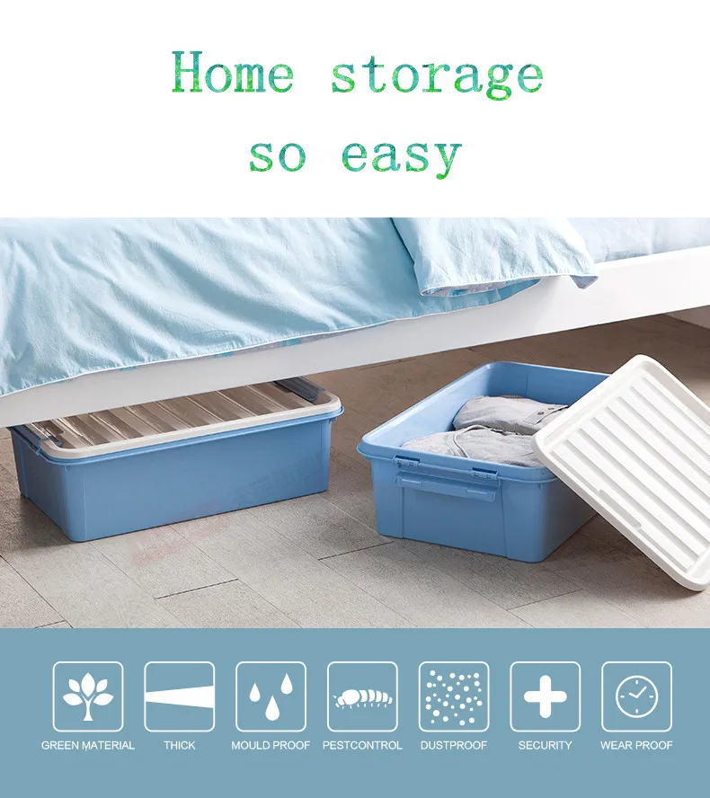 Factory Direct Sale High Quality Multifunctional Clear 32 L Plastic