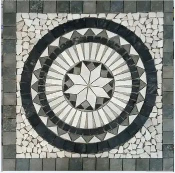 Black Slate Pattern Floor Tile Mosaic With Best Price Buy Slate Mosaic Tile Sunflower Mosaic Pattern Slate Mosaic Pattern Product On Alibaba Com