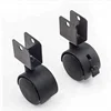 Adjustable plastic chair caster wheel office chair locking casters