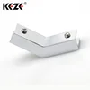 Shower floor glass walls holder bath fixed clamp/Glass shower door connector square brass tube clamps