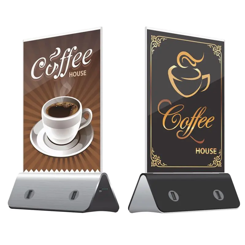 Best Promotional Item Table Stand Menu Holder Advertising Power Bank - ANKUX.COM