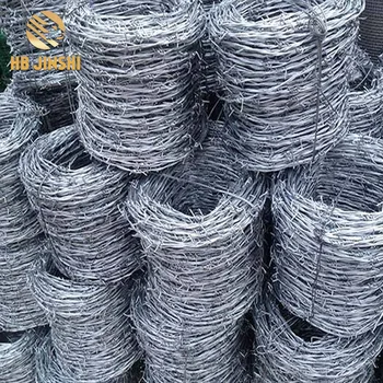 galvanized barbed wire