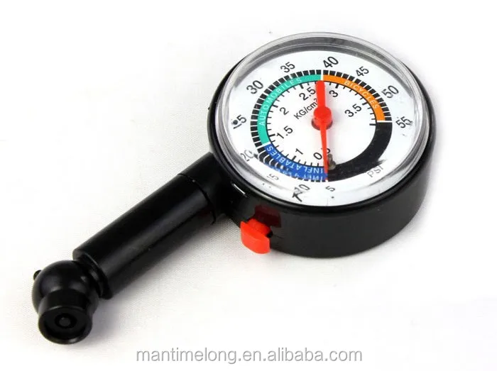 Wholesale Auto Motor Car Bike Tire Air Pressure Mini Tyre Gauge Dial